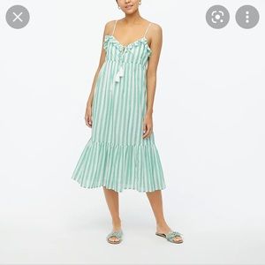 J. Crew | Tiered Ruffle Cover-up Maxi Dress